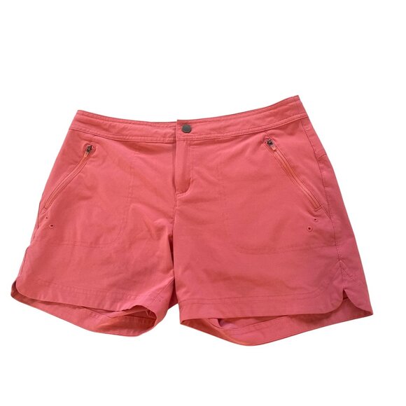 Title Nine Rogue River 5" Shorts W's 6 Coral UPF 50 Quick Dry $65 HTF Color - Picture 14 of 14